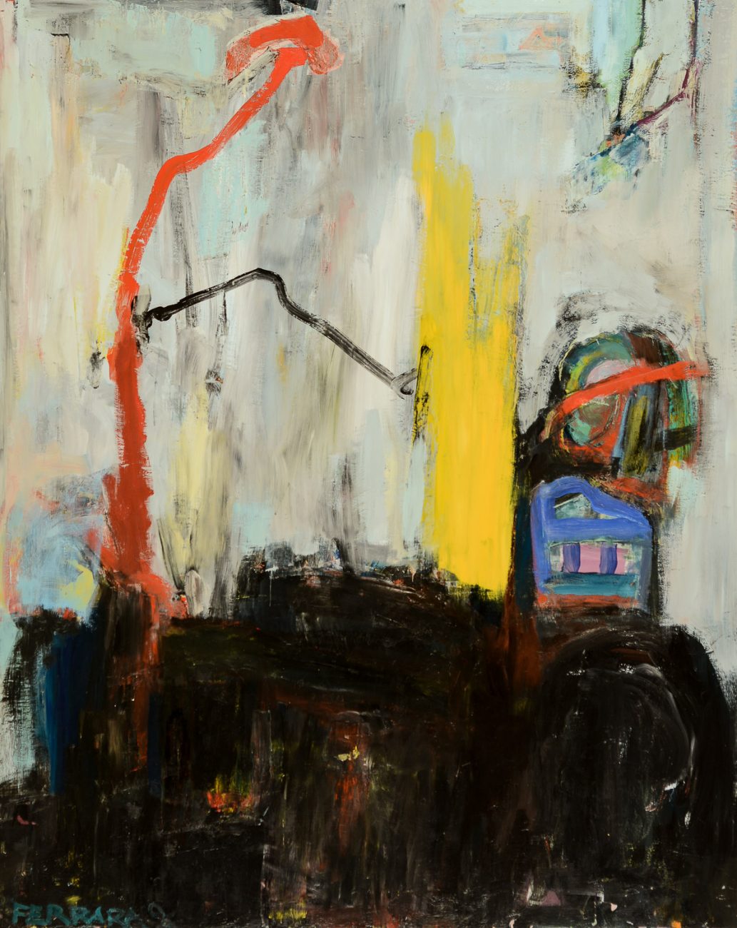 Tom Ferrara Painting-Brainstorm 1996