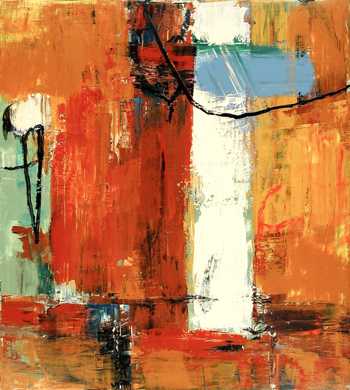 Tom Ferrara Painting-Perilous Moment 2003