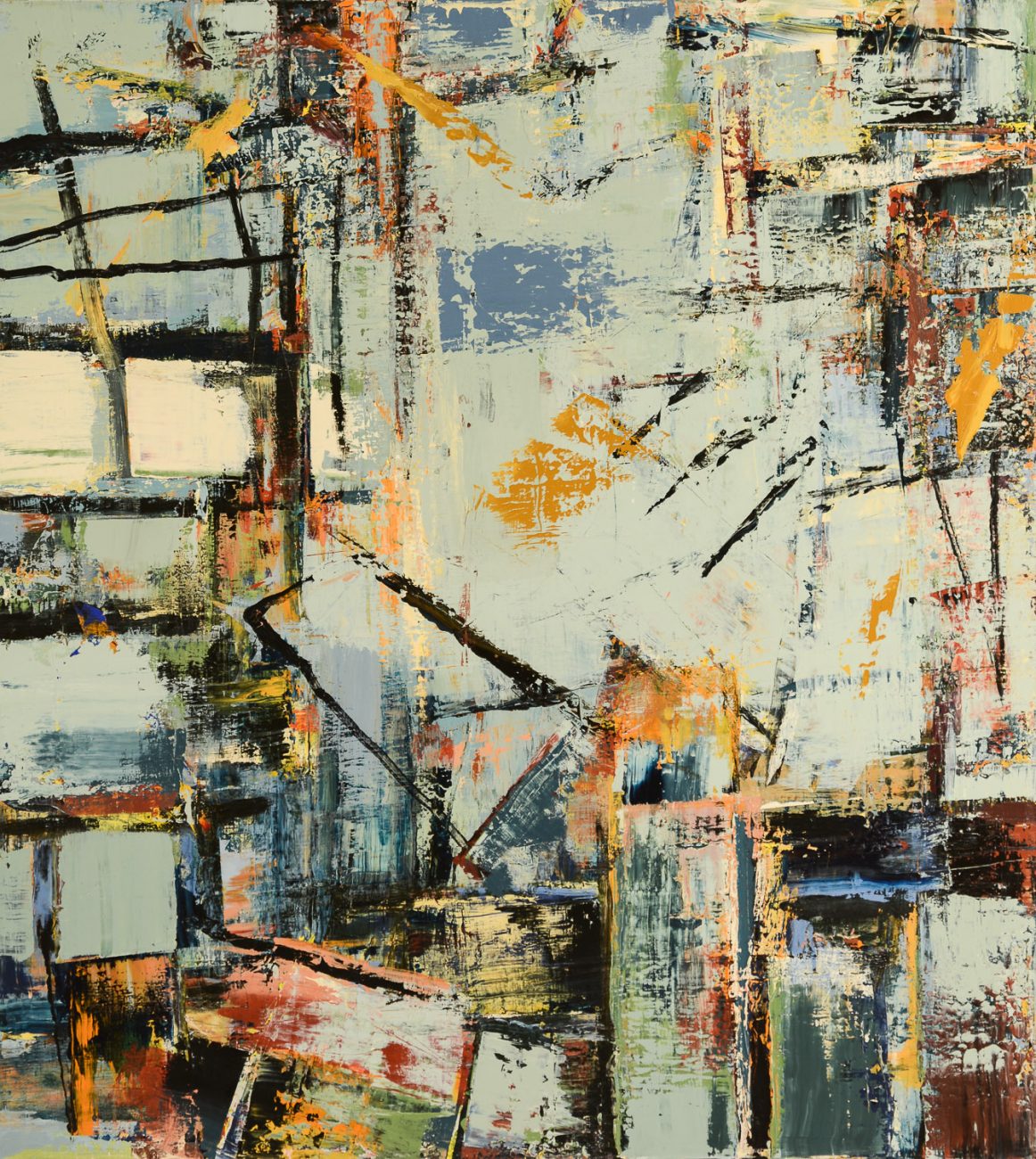 Tom Ferrara Painting-House of Cards 2005