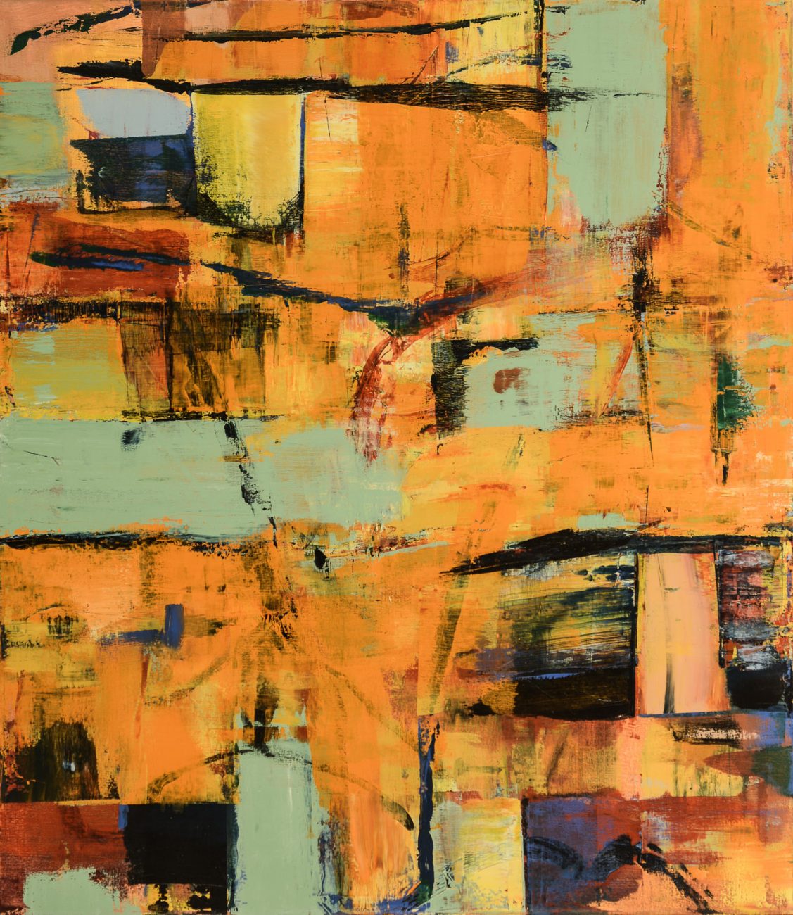 Tom Ferrara Painting-Code Orange 2007